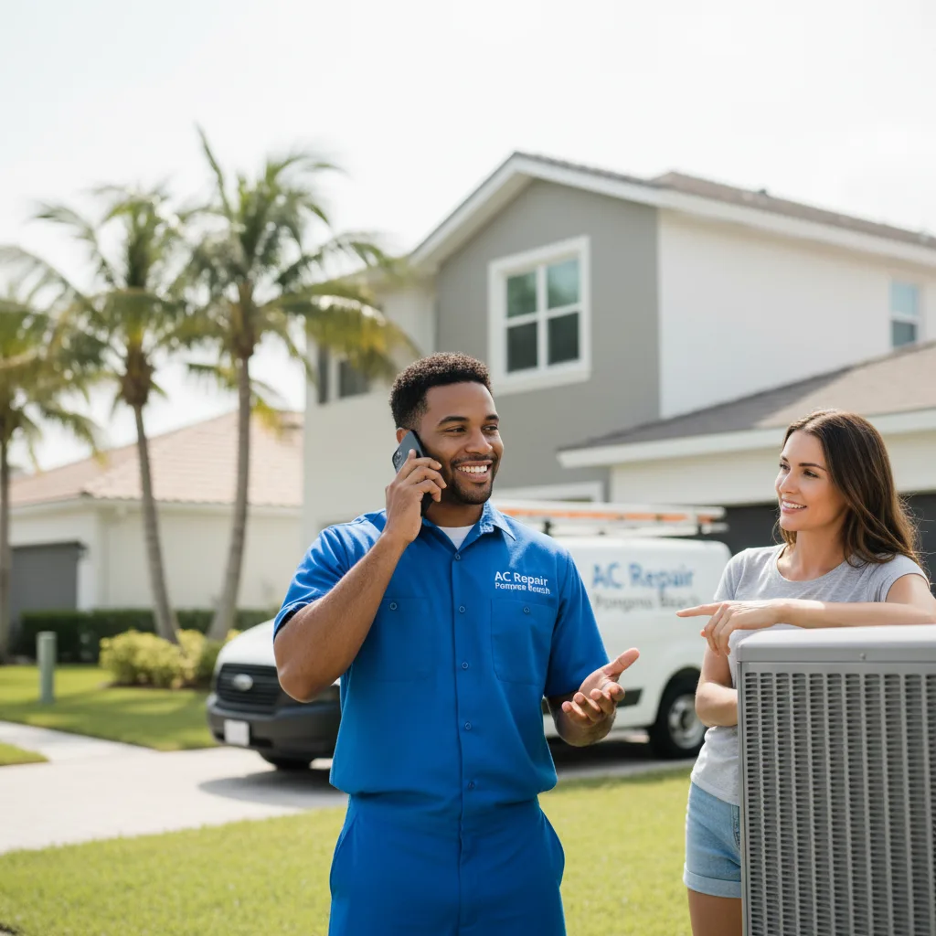 AC Repair Pompano Beach customer support in Franksville